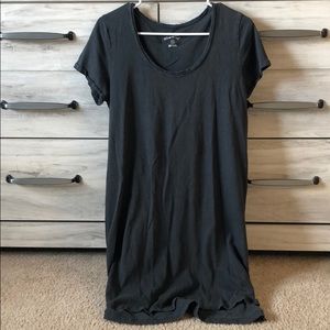 Scoop neck T-shirt dress
